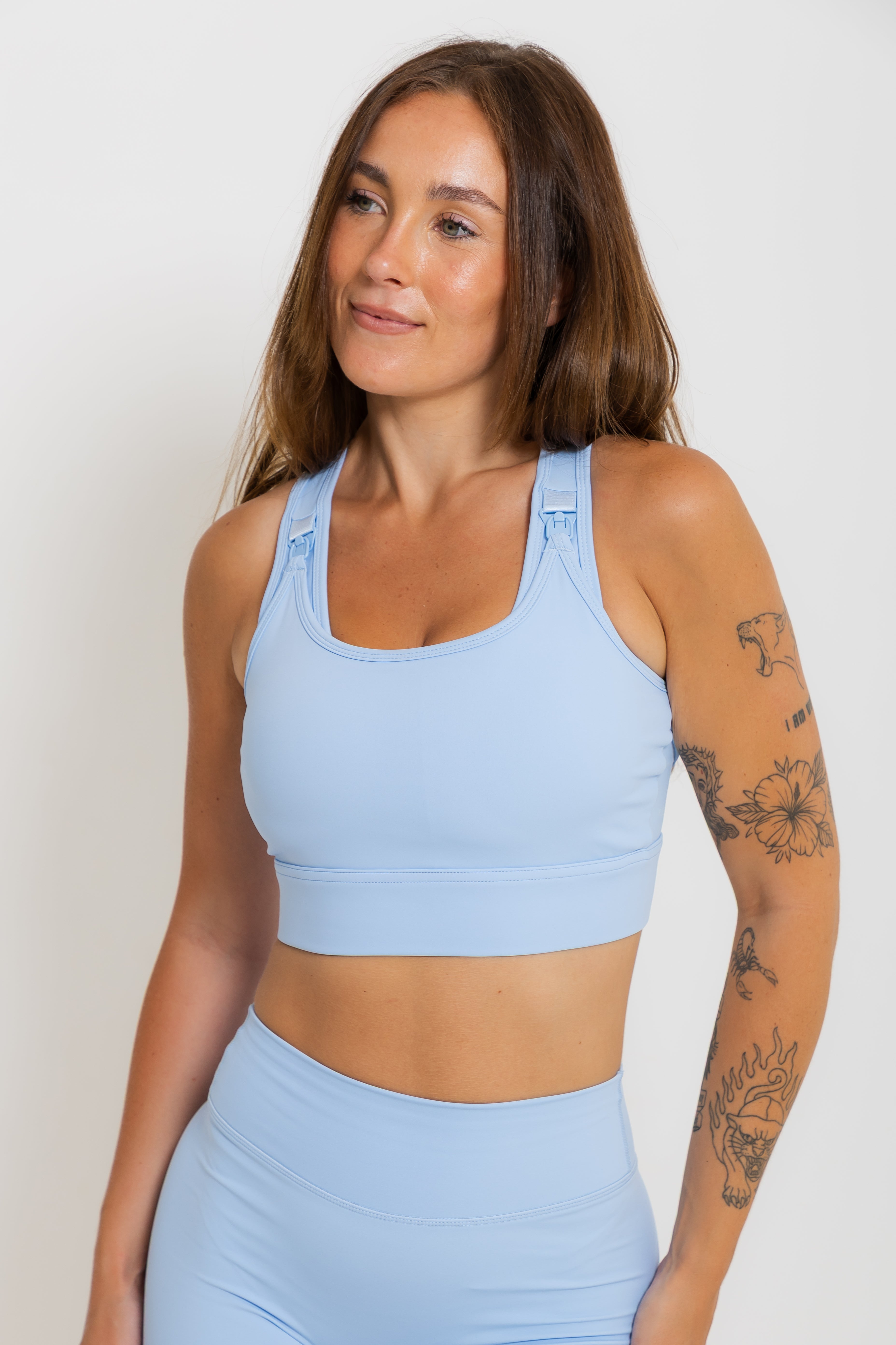 Nursing Sports Bra - High Velocity Maximum Support - Breeze