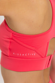 Nursing Sports Bra - High Velocity Maximum Support - Poppy