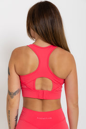 Nursing Sports Bra - High Velocity Maximum Support - Poppy