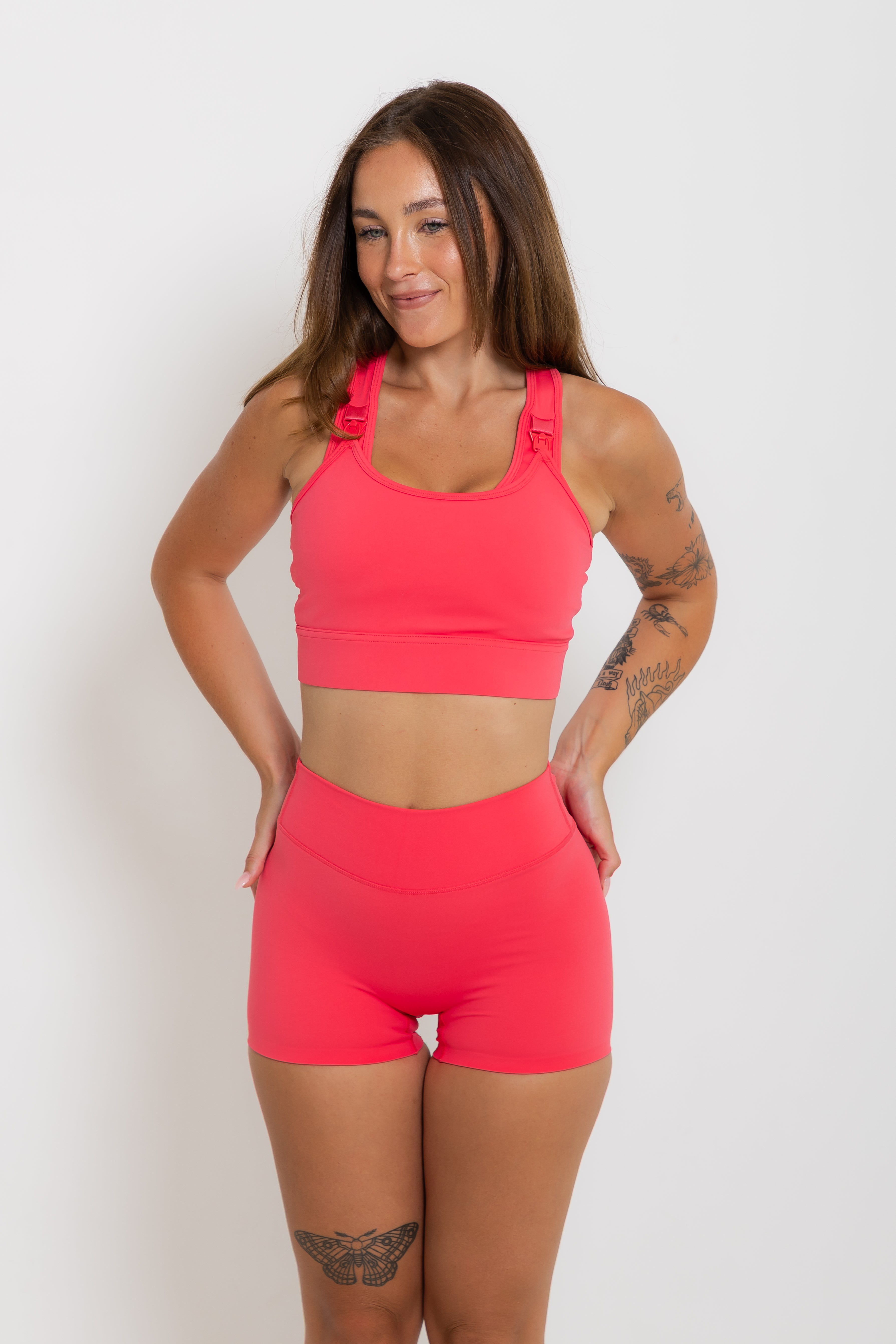 The Sculpt Short - Poppy