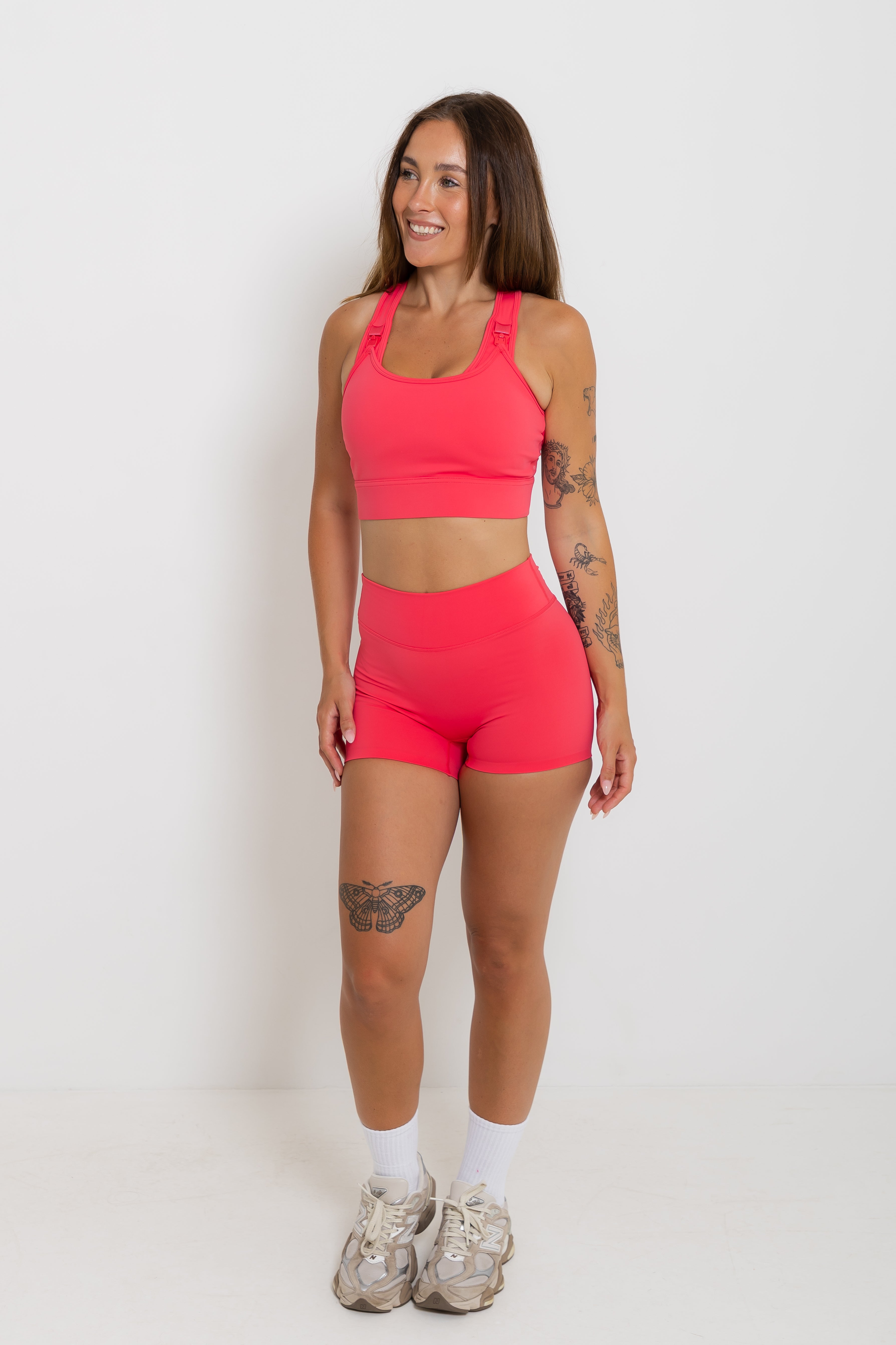 The Sculpt Short - Poppy