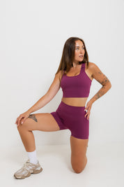 Nursing Sports Bra - High Velocity Maximum Support - Grape