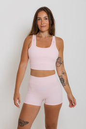Nursing Sports Bra - "The Ultimate" Maximum Support + Max Coverage - Cotton Candy