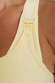 Nursing Sports Bra - "The Ultimate" Maximum Support + Max Coverage - Sunshine