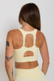 Nursing Sports Bra - "The Ultimate" Maximum Support + Max Coverage - Sunshine